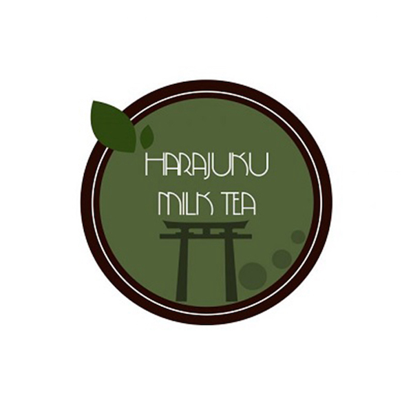 trà sữa logo chữ